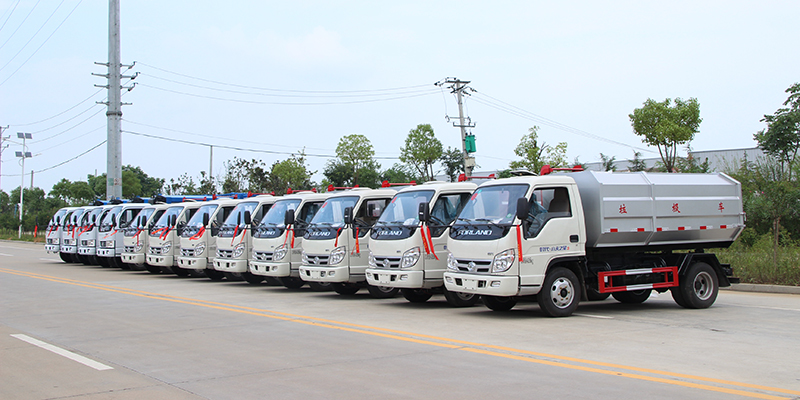 4臺壓縮垃圾車、8臺密封垃圾車案例